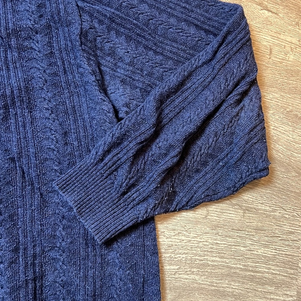 Tricots St Raphael Union‎ Made Wool Blend Knit Crewneck Sweater - Picture 6 of 8